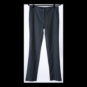 Aqua Womens Off-Black Lightweight Low-Rise Workwear Suit Pants Size M NWT